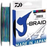 Шнур DAIWA J-Braid X4E 300м 0,17мм Multi Color 12745-117